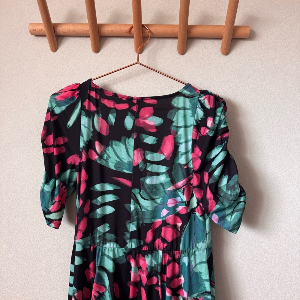 Torrid Cinch Front Butterfly Print Dress - Picture 12 of 15